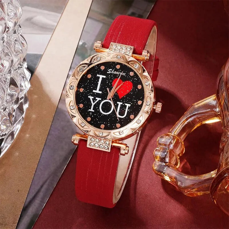 5pcs Set Women Watches Luxury