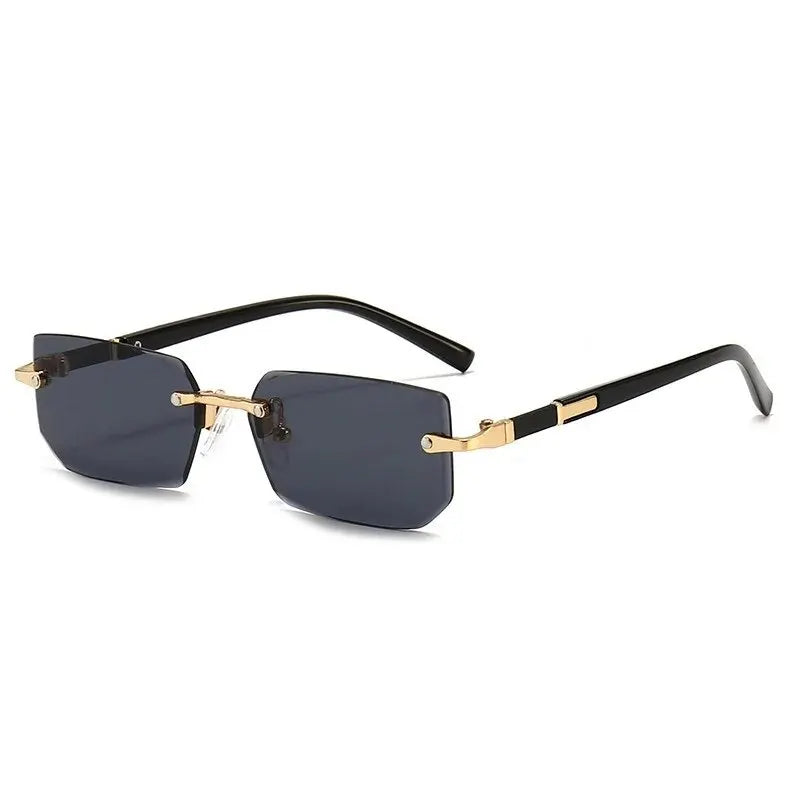 Vintage Rectangle Oval Sunglasses Women& Men