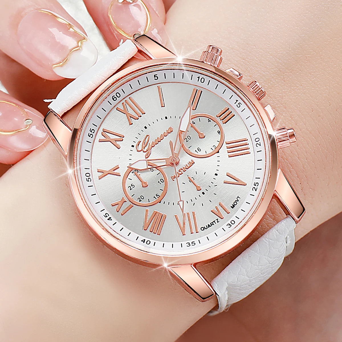 5PCS Women's Watches Fashion