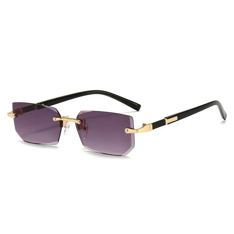 Vintage Rectangle Oval Sunglasses Women& Men