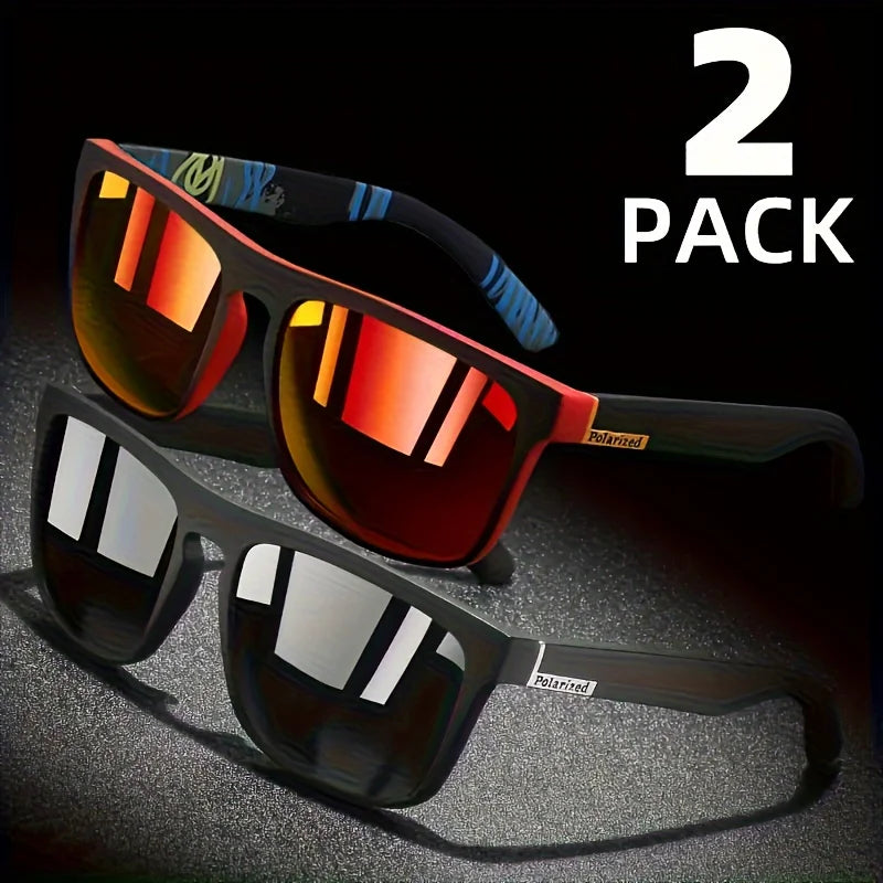 2pcs Square Polarized