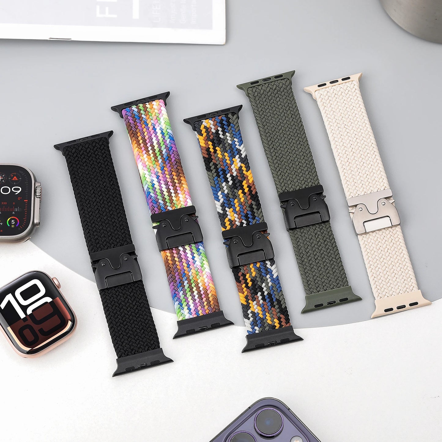 Braided Band For Apple Watch