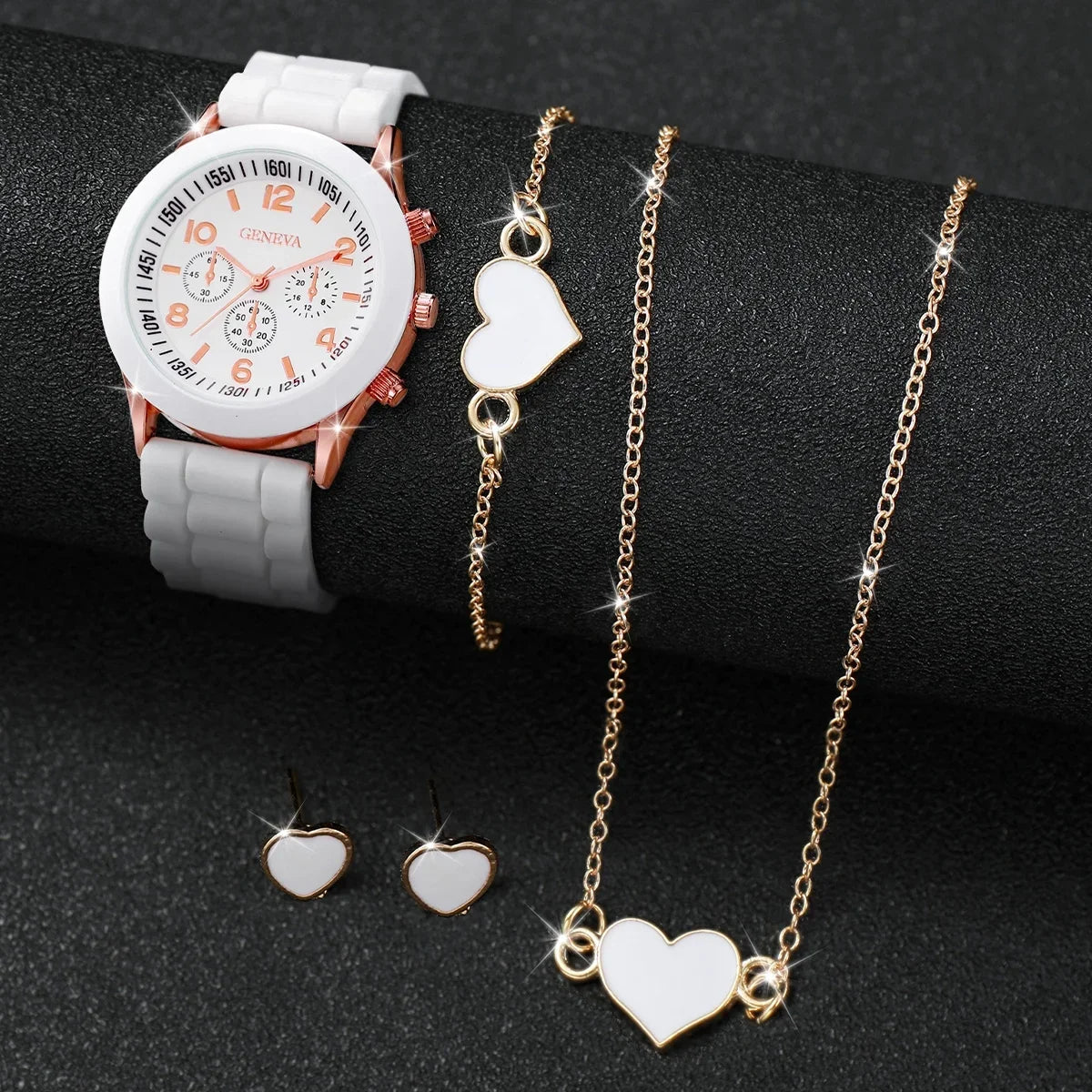 4PCS/Set Geneva Watch Fashion