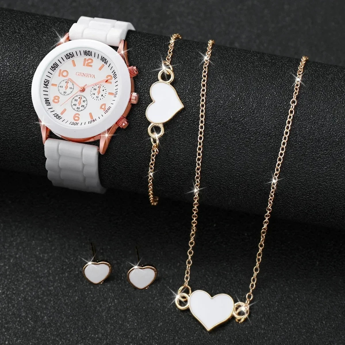 4PCS/Set Geneva Watch Fashion