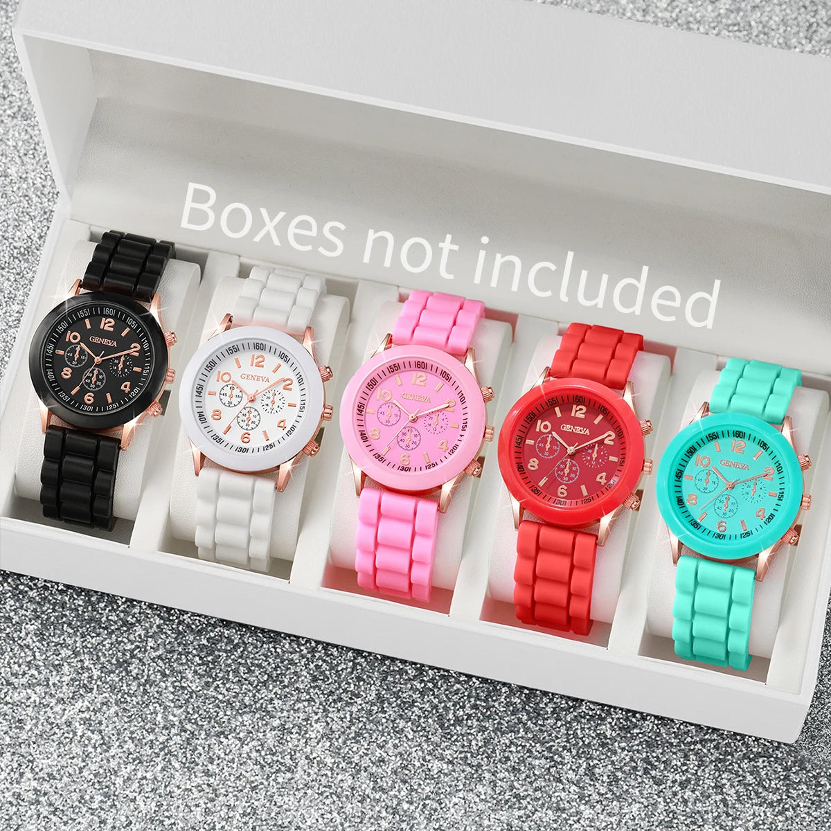 5PCS Women's Watches Fashion