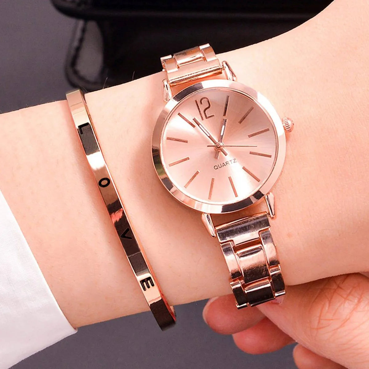 2pcs Set Watch Luxury Women S