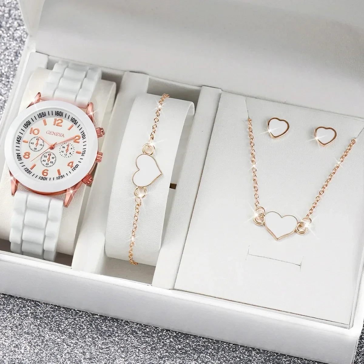 4PCS/Set Geneva Watch Fashion